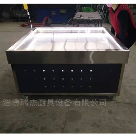 不锈钢生鲜台与冰鲜台在超市设备中的关键作用